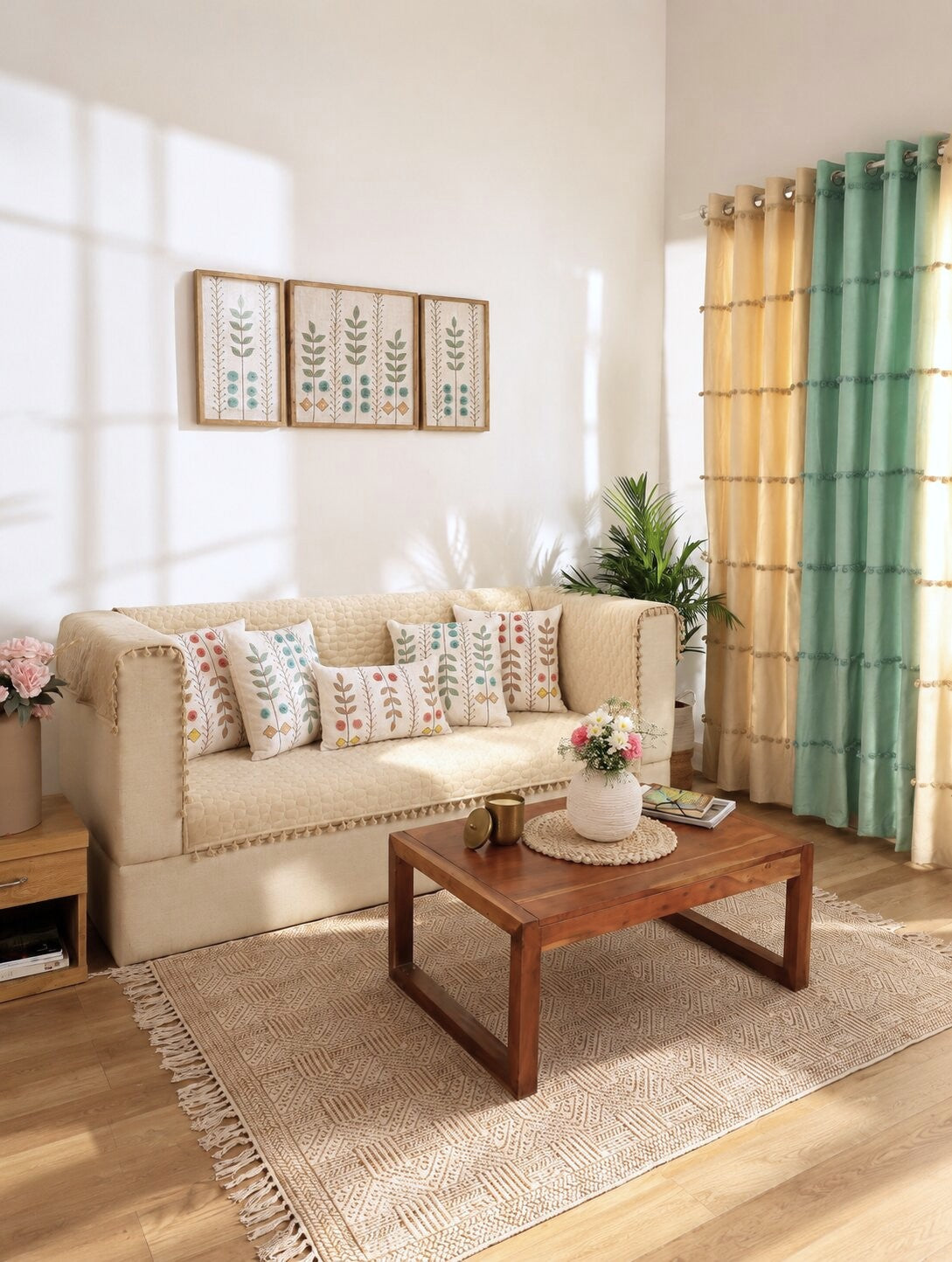 Elowen Botanical Sofa Cover Set
