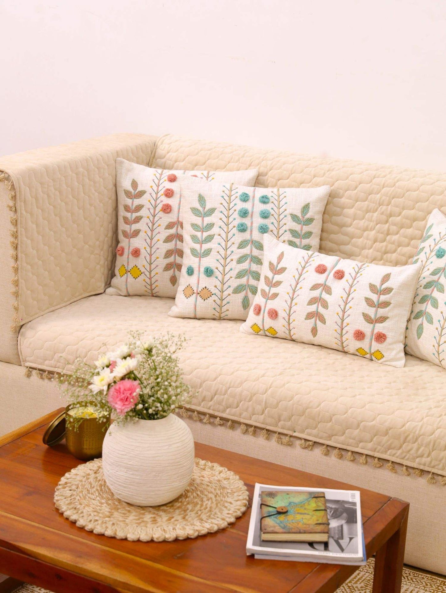 Elowen Botanical Sofa Cover Set