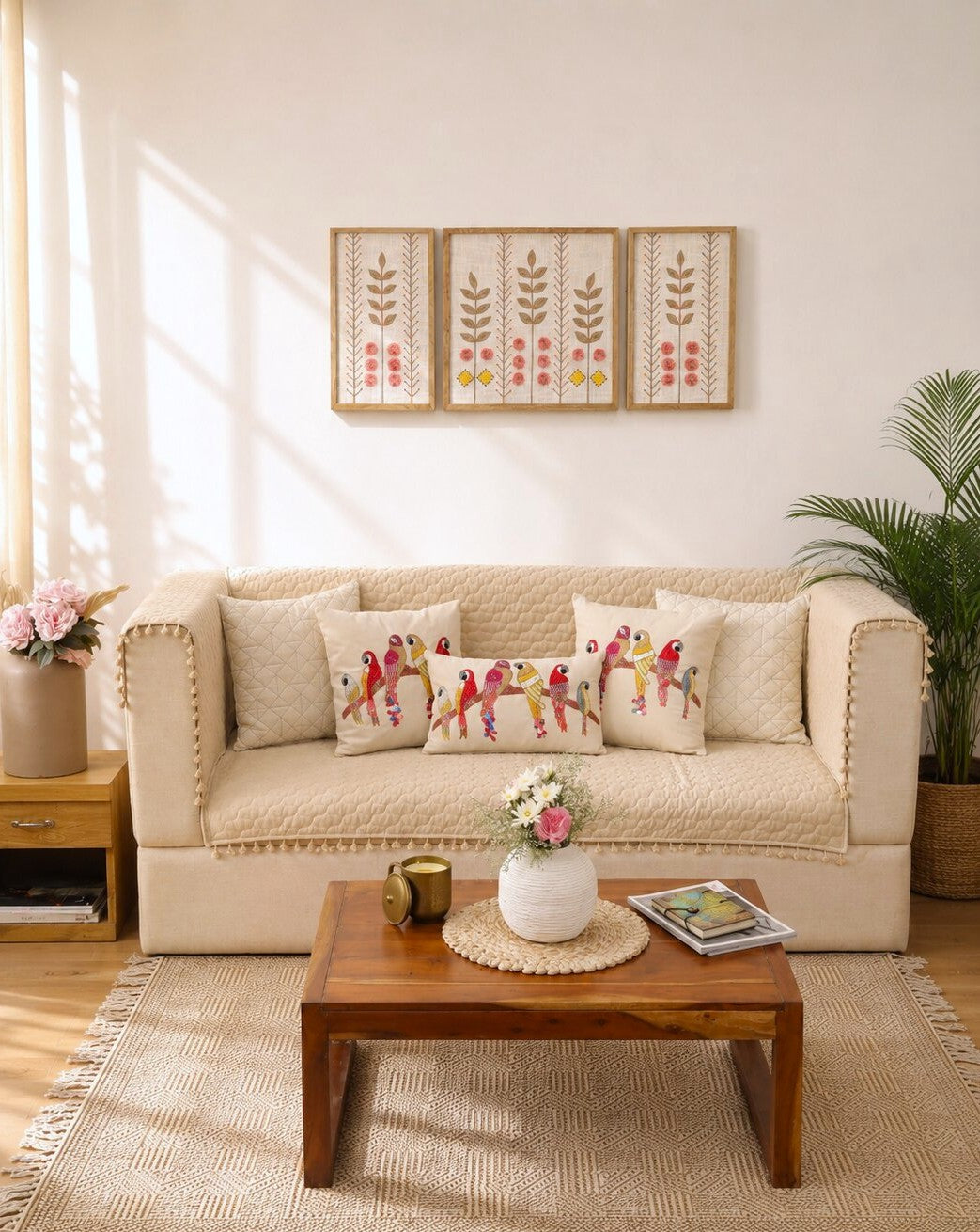 Aviara Parrot Sofa Cover Set