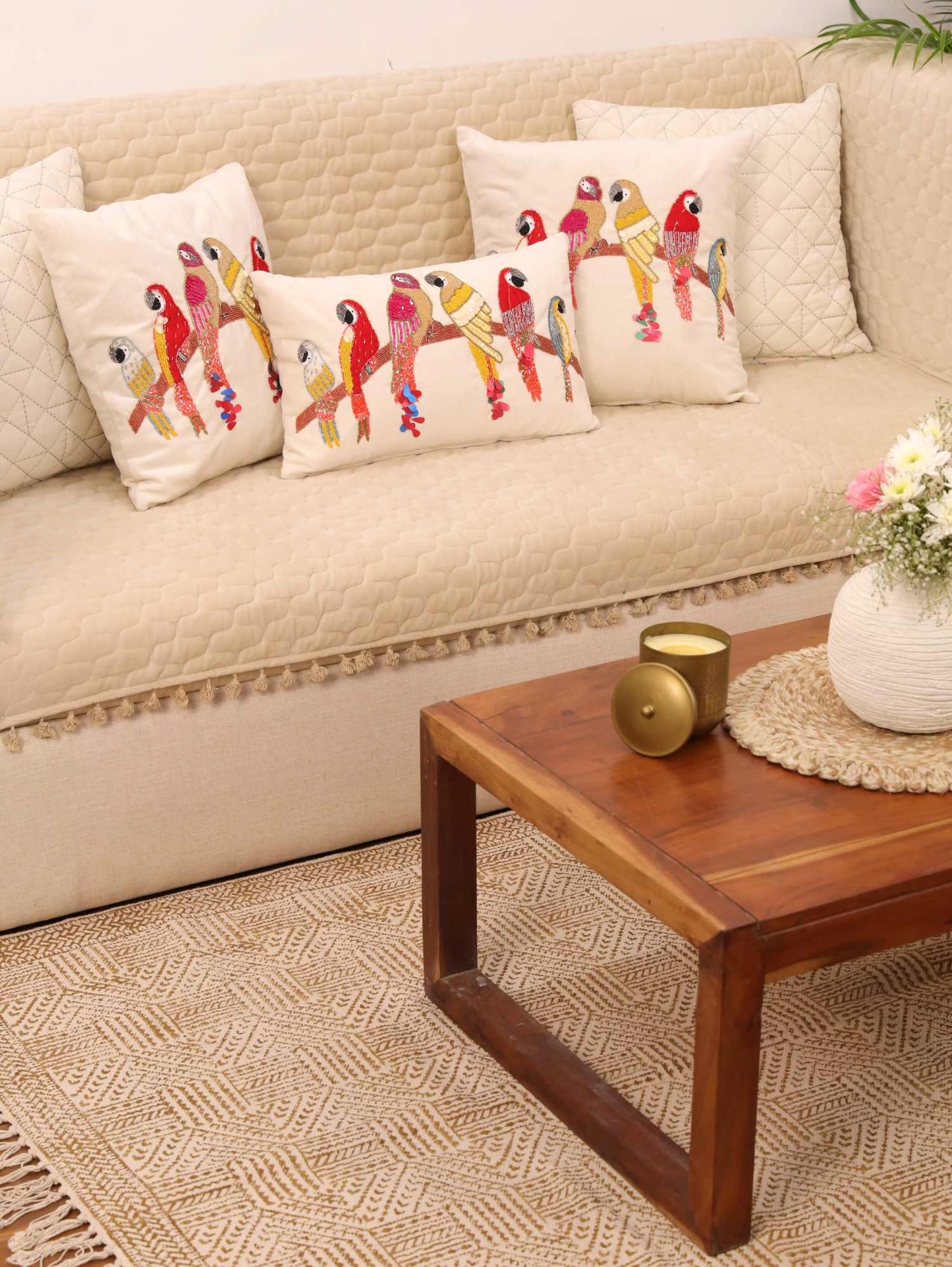 Aviara Parrot Sofa Cover Set
