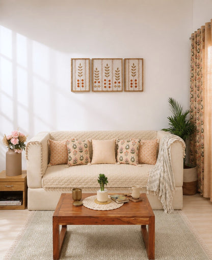 Roselle Blossom Sofa Cover Set
