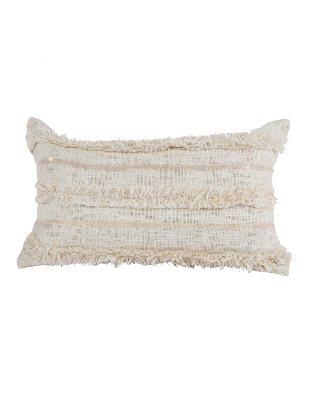 Eyda Premium Cotton Designer Cushion Cover Set of 2-12x20 Inch