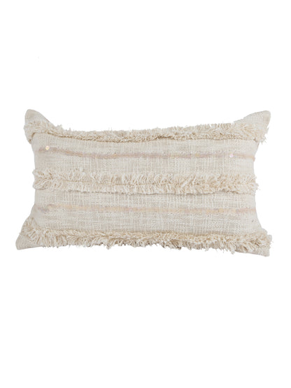 Eyda Premium Cotton Designer Cushion Cover Set of 2-12x20 Inch
