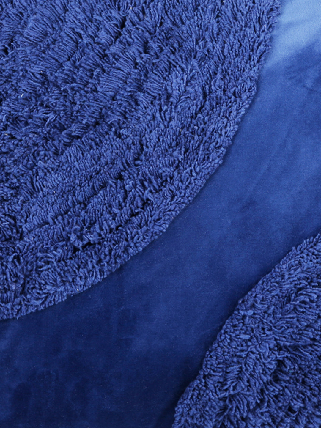 Eyda Super Soft Velvet Blue Color Set of 2 Cushion Cover-18x18 Inch