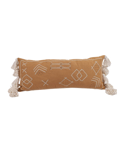 Eyda Embroidered Cotton Cushion Covers Set of 2-12x28 Inch