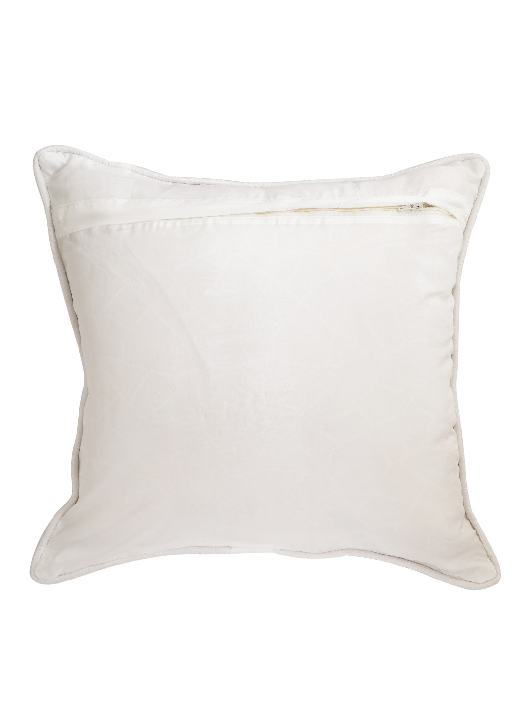 Eyda Silver Embellished Set of 2 Cushion Cover-16x16 Inch