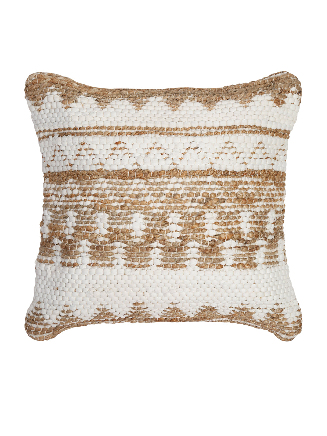 100% Cotton Tufted Aqua Cushion Cover Set of 2 (18x18 Inch)