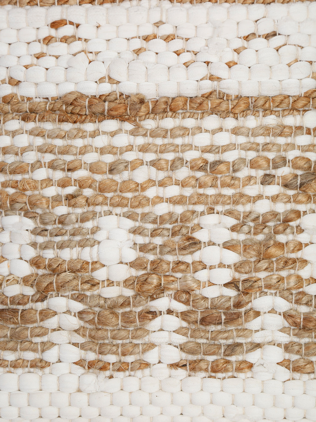 Cotton and Jute Hand Woven Cushion Cover Set of 2 (20x20 inch)