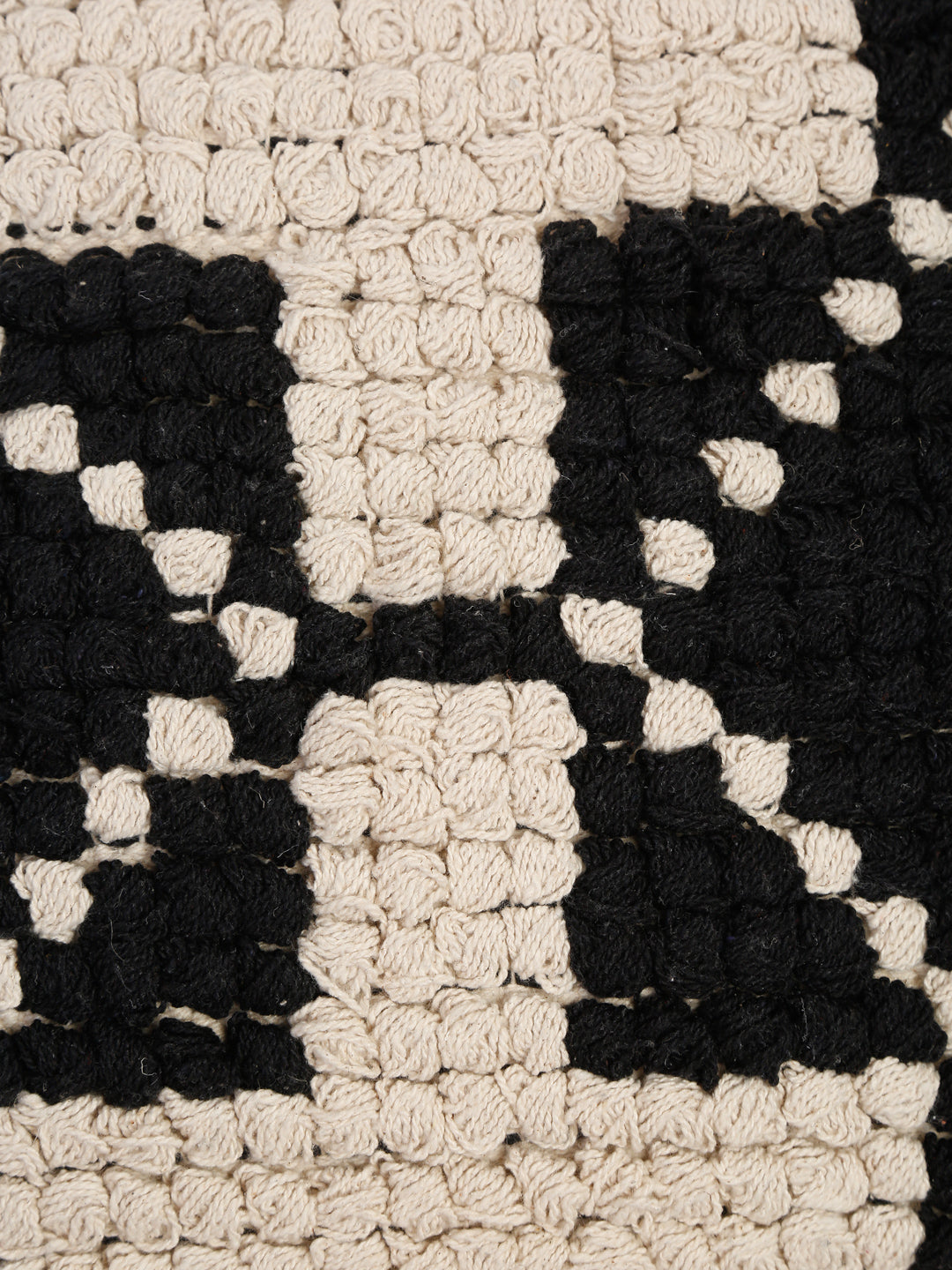 Cotton and Jute Hand Woven Cushion Cover Set of 2 (20x20 inch)