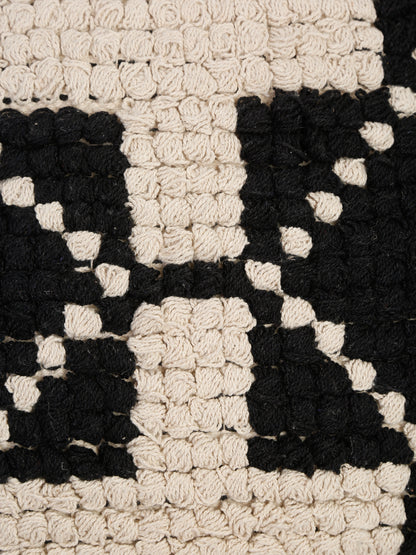 Cotton and Jute Hand Woven Cushion Cover Set of 2 (20x20 inch)