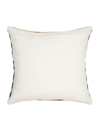 Cotton and Jute Hand Woven Cushion Cover Set of 2 (20x20 inch)