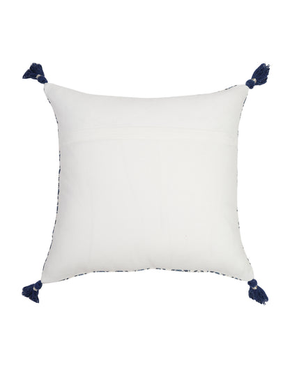 Hand Block Blue Color Cushion Cover set of 2(18x18 Inch)