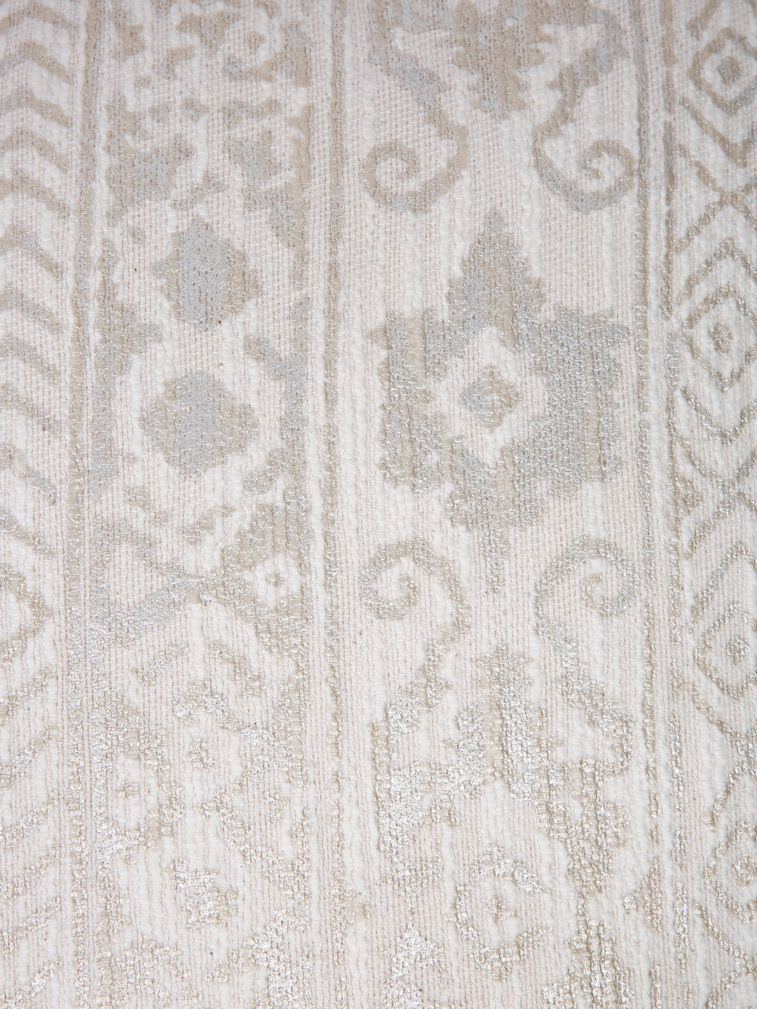 Cotton Ivory Cushion Cover Set of 2 (20x20 Inch)