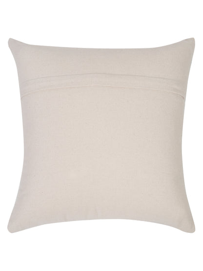 100% Cotton Tufted Aqua Cushion Cover Set of 2 (18x18 Inch)