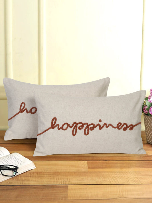 Eyda Cotton Embroidered Cushion Cover set of 2
