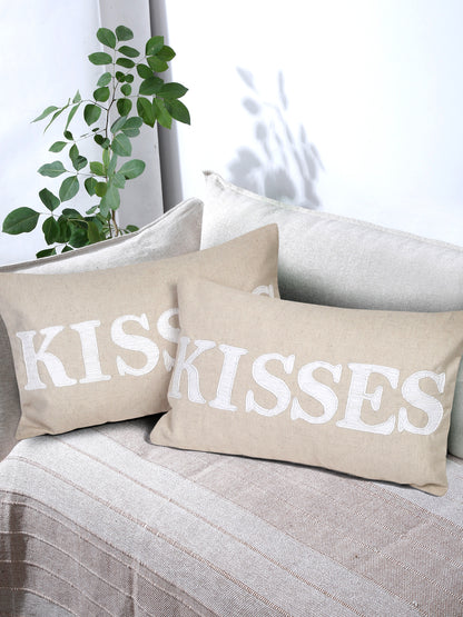 Eyda Cotton Embroidered Cushion Cover Set of 2