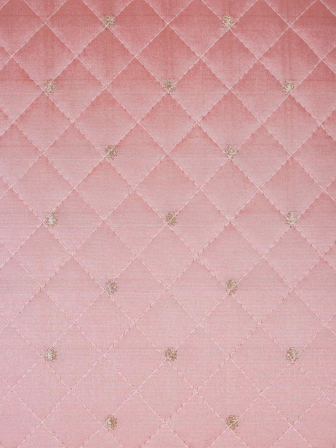 Eyda Pink Color Quilted Cushion Covers Set of 2 - 16x16 inch