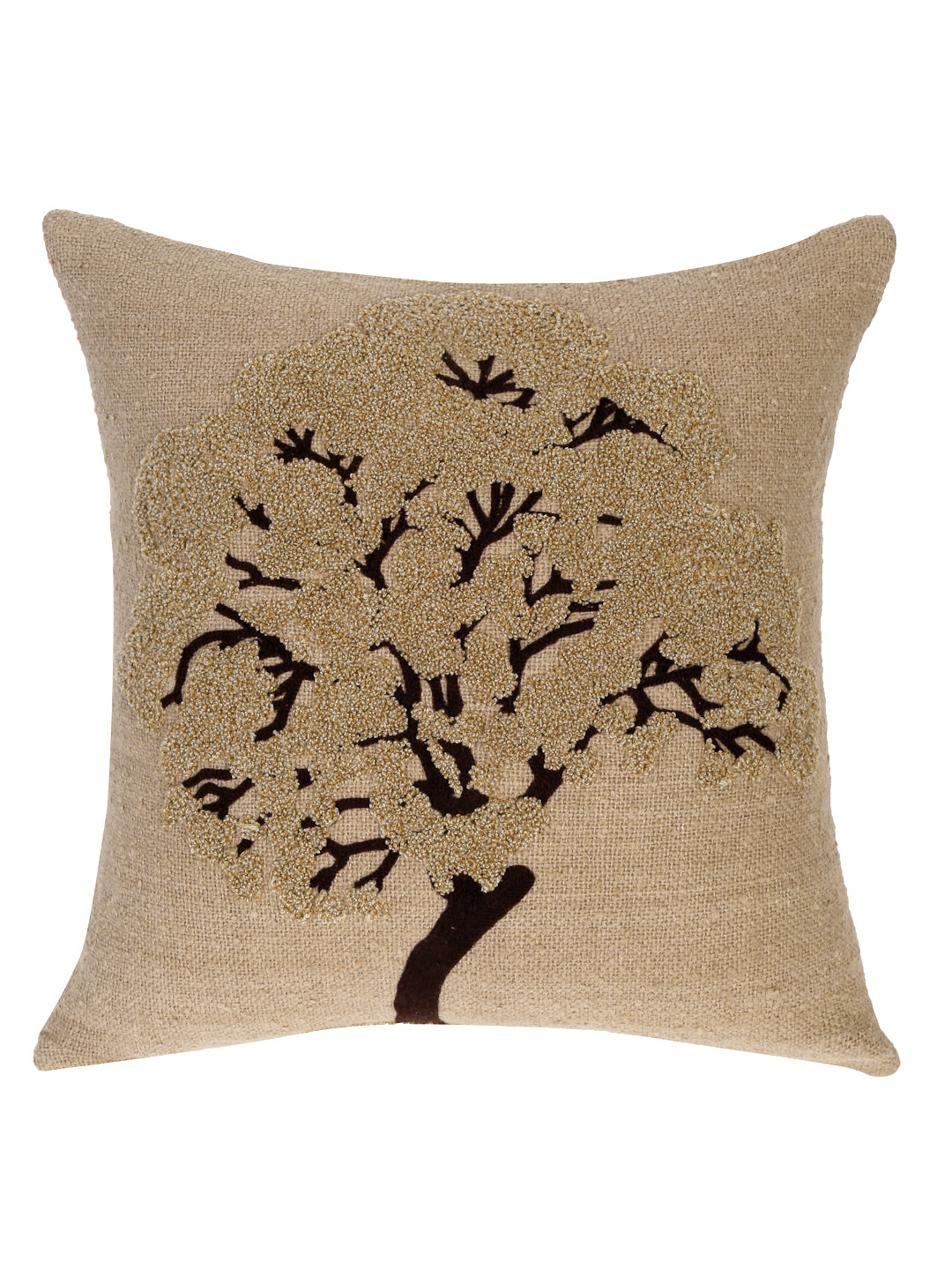 Eyda Embroidered Cotton Cushion Covers Set of 2-18x18 inch