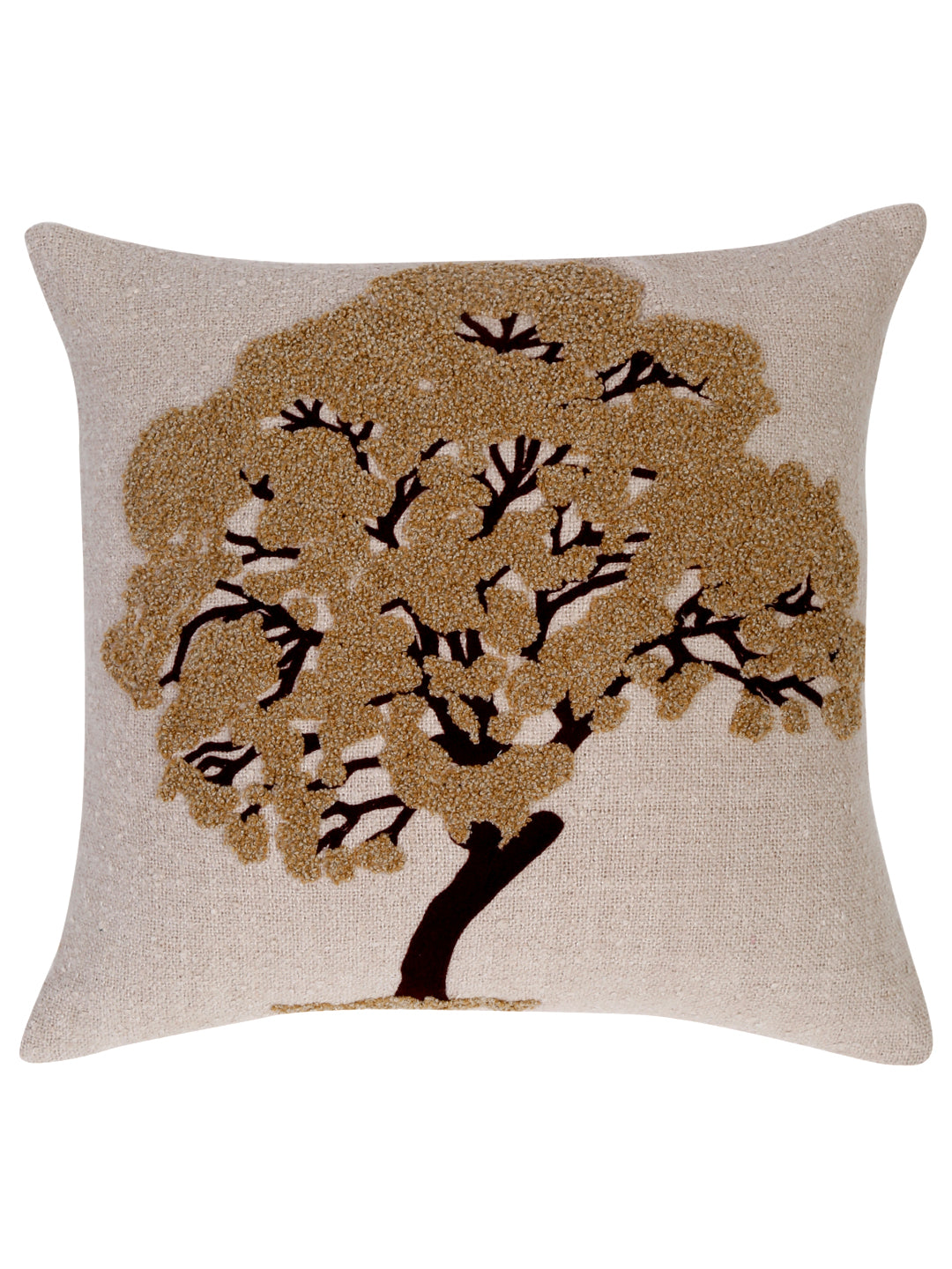 Eyda Embroidered Cotton Cushion Covers Set of 2-18x18 inch