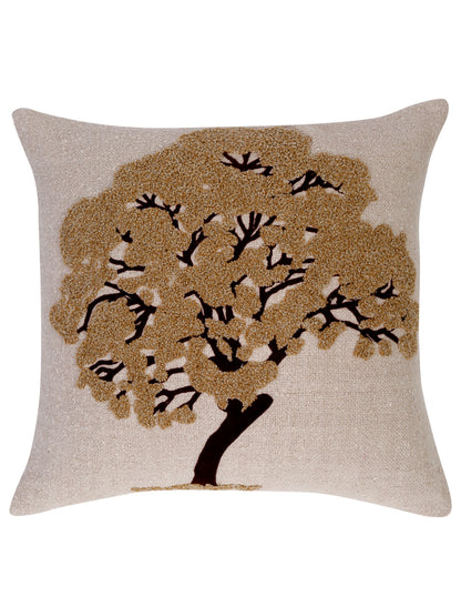 Eyda Embroidered Cotton Cushion Covers Set of 2-18x18 inch