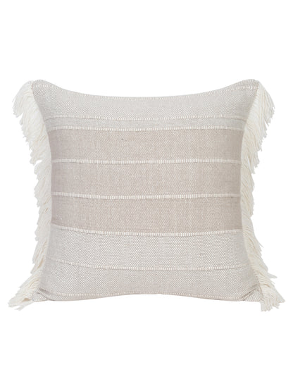 Eyda 100% Cotton Woven Sofa Cushion Covers Set of 2 18x18 inch