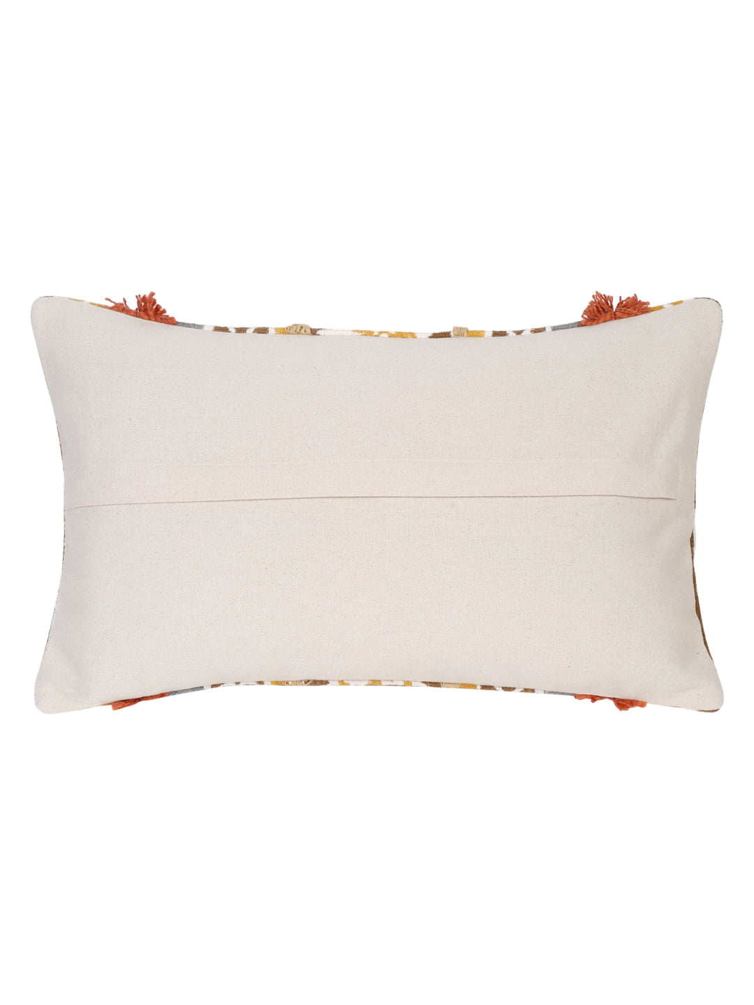 Eyda Hand Block Printed Cotton Cushion Covers Set of 2 12x20 inch