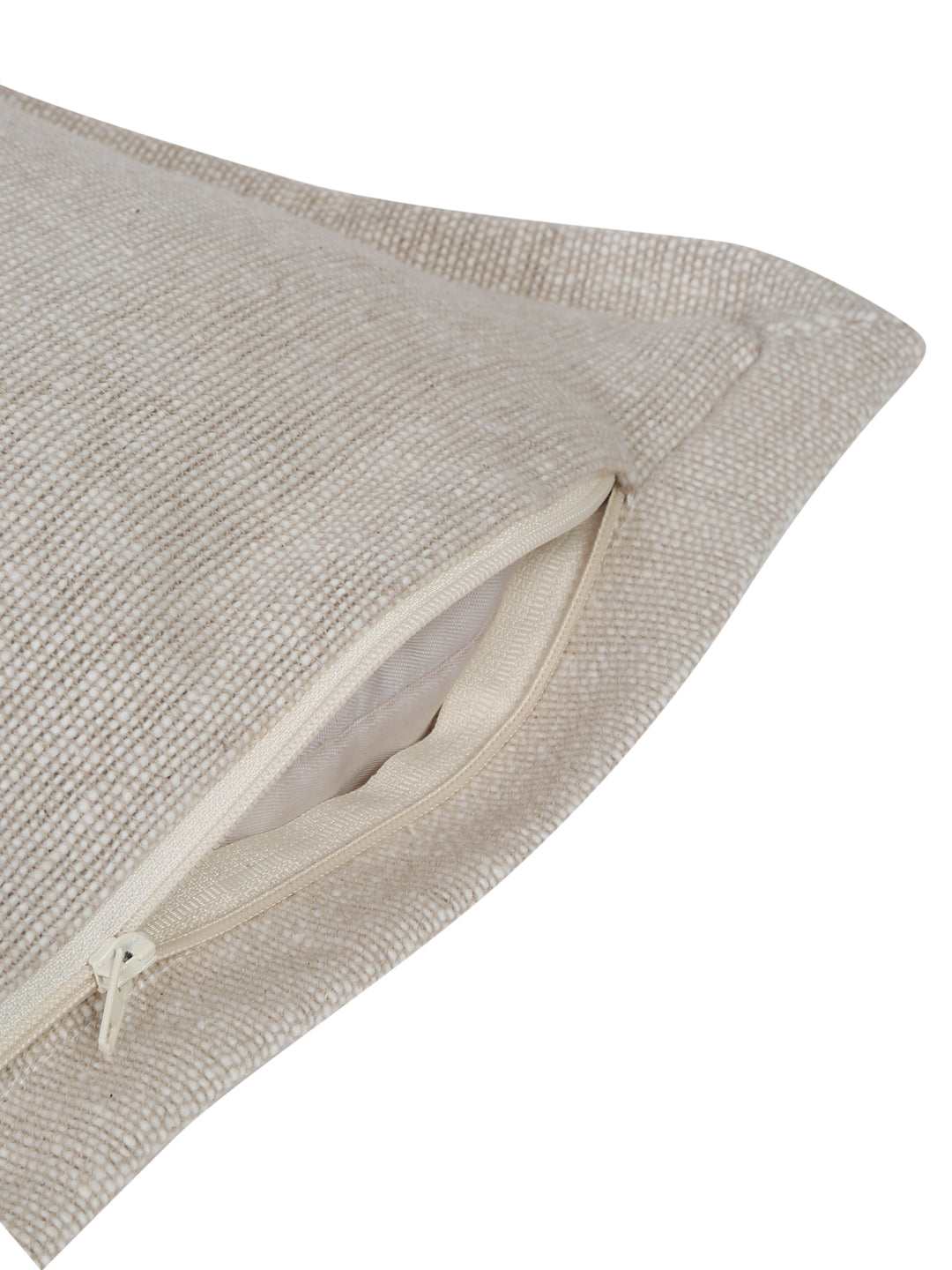 Eyda 100% Cotton Woven Sofa Cushion Covers Set of 2- 24x24 inch