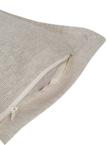 Eyda 100% Cotton Woven Sofa Cushion Covers Set of 2- 24x24 inch