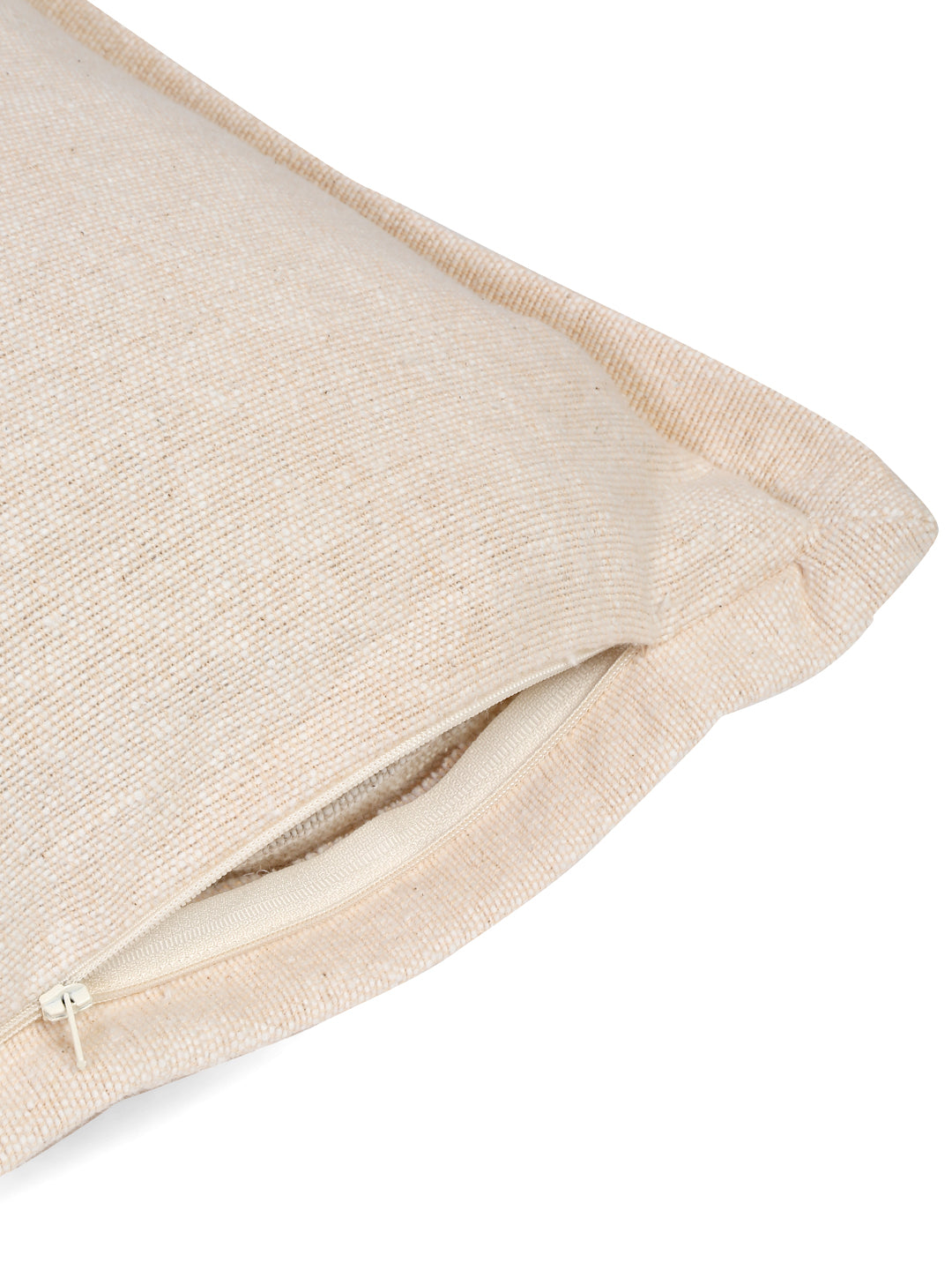 Eyda 100% Cotton Woven Sofa Cushion Covers Set of 2- 24x24 inch