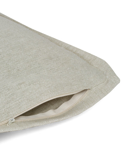 Eyda 100% Cotton Woven Sofa Cushion Covers Set of 2- 24x24 inch