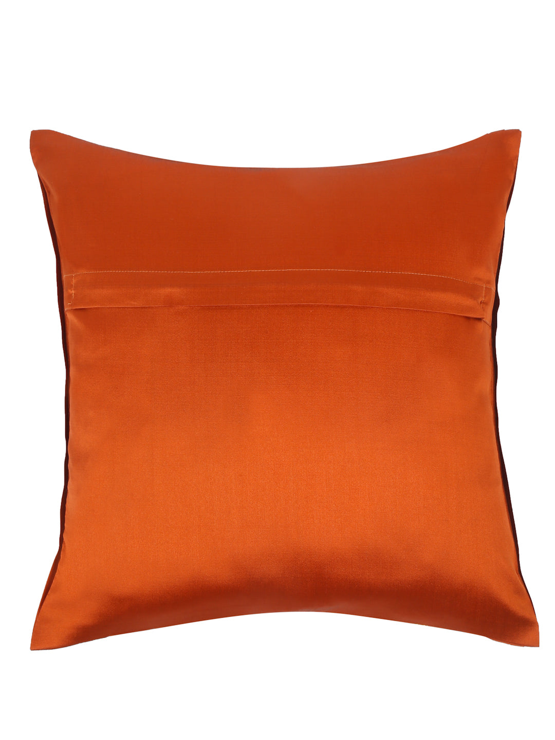 Eyda Red Color Embroidered Cushion Cover Set of 2-16x16 inch