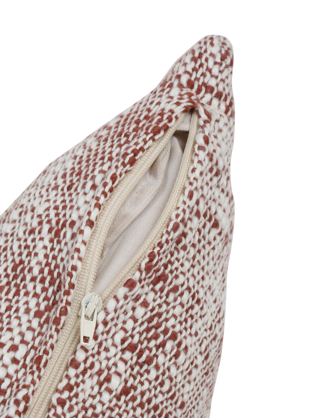 Eyda Dust Pink Cotton Textured Cushion Cover Set of 2