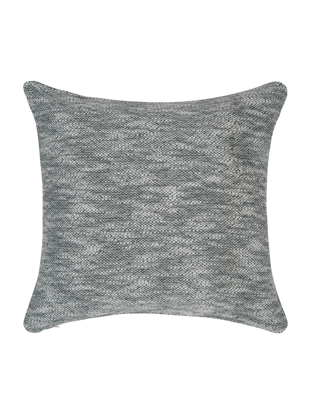 Eyda Grey Cotton Solid Cushion Cover Set of 2