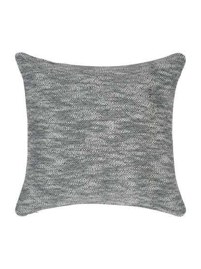 Eyda Grey Cotton Solid Cushion Cover Set of 2