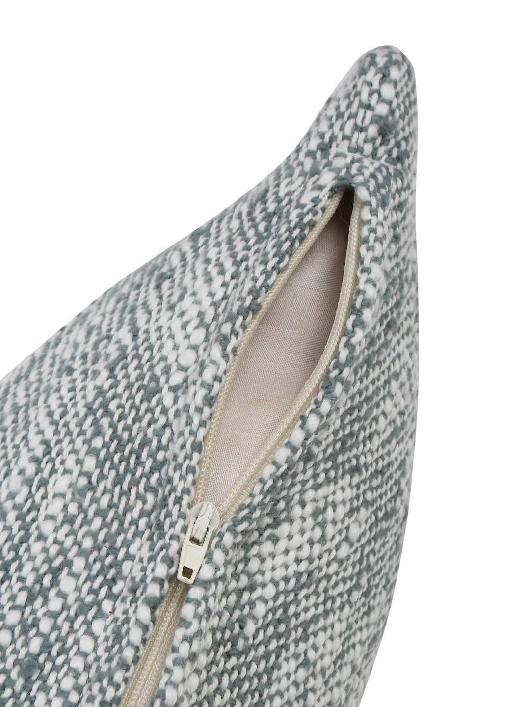 Eyda Grey Cotton Solid Cushion Cover Set of 2