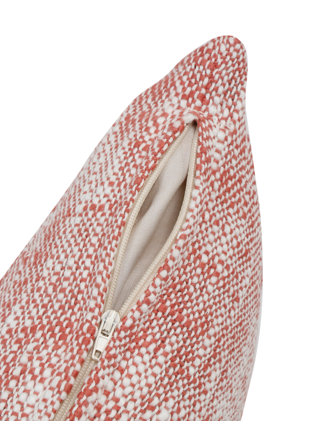 Eyda Blush Pink Cotton Solid Cushion Cover Set of 2