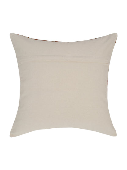 Eyda Rust Cotton Hand Block Cushion Cover Set of 2