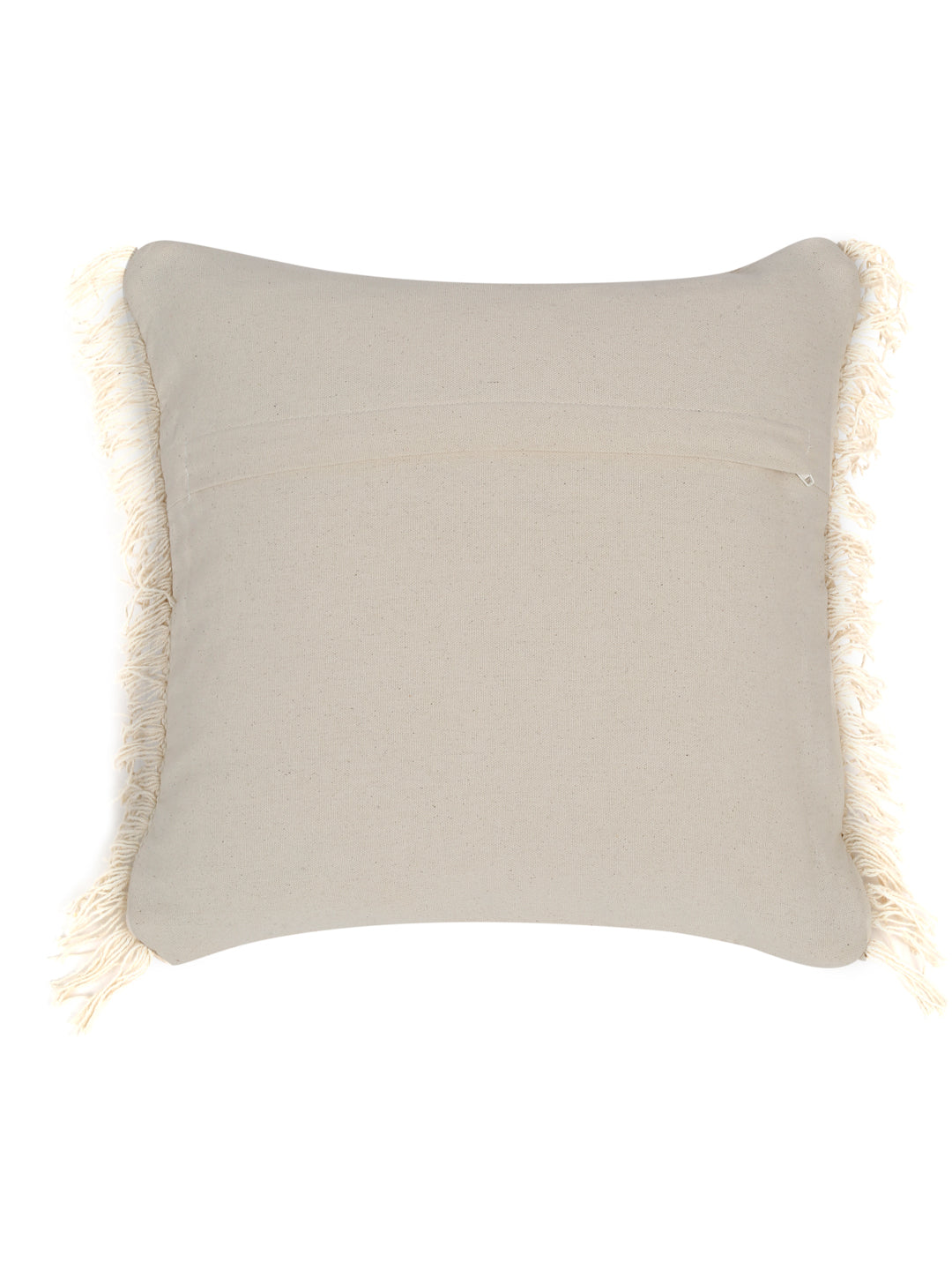 Eyda Ivory Cotton Hand Woven Cushion Cover Set of 2