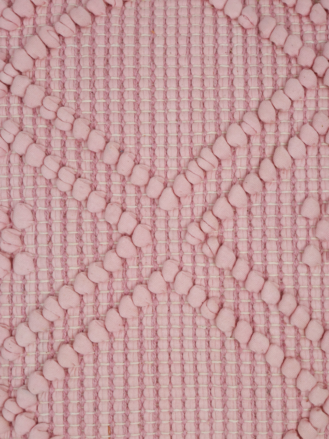 Eyda Mauve Cotton Hand Woven Cushion Cover Set of 2