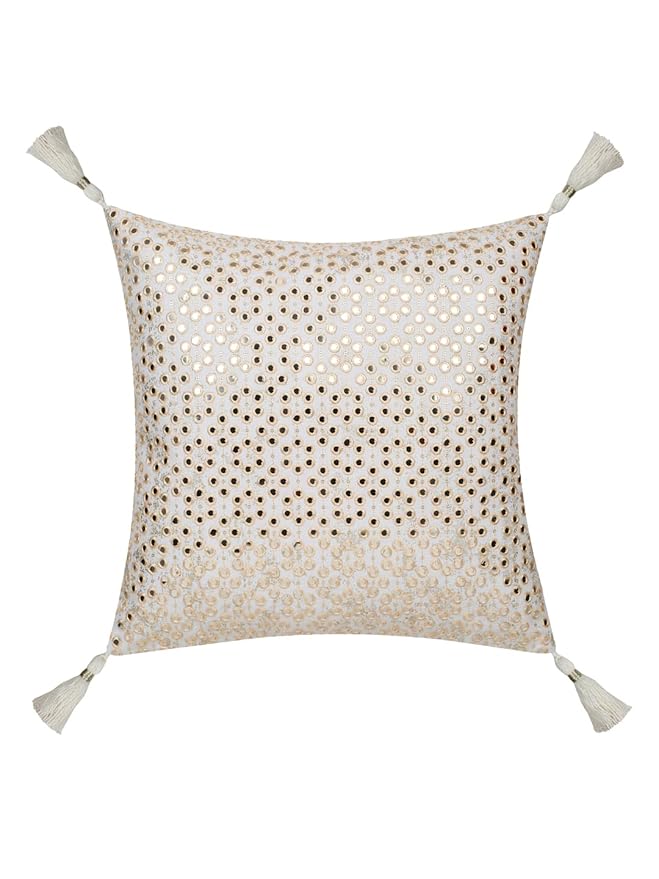 Mirror Work GoldCushion Cover