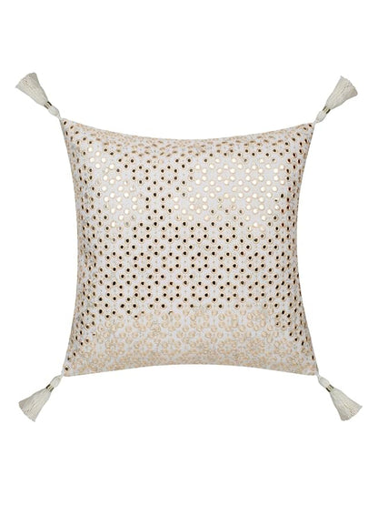 Mirror Work GoldCushion Cover