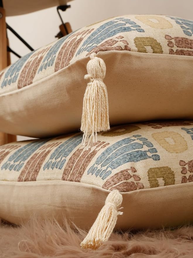 Floral Pattern Cushion Cover set of 5