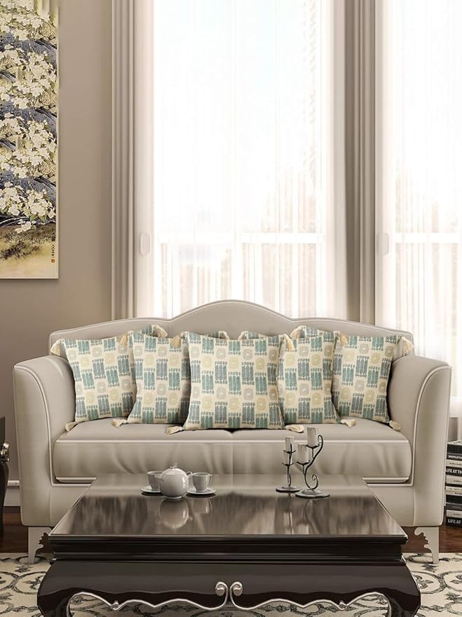 Floral Pattern Cushion Cover set of 5