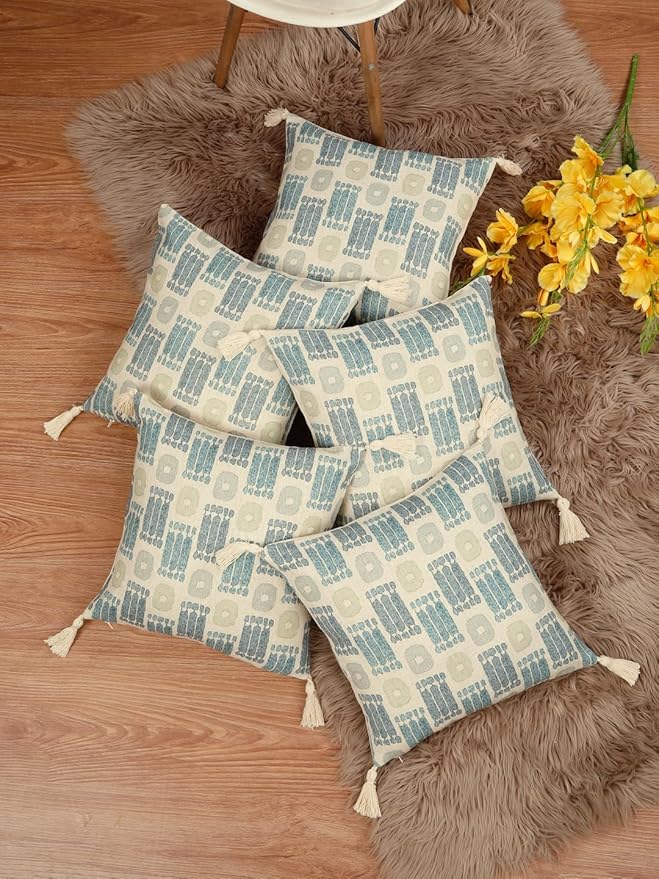 Floral Pattern Cushion Cover set of 5