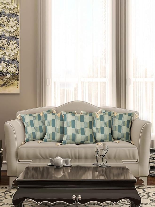 Floral Pattern Cushion Cover set of 5