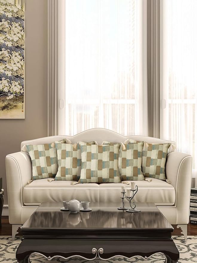 Floral Pattern Cushion Cover set of 5