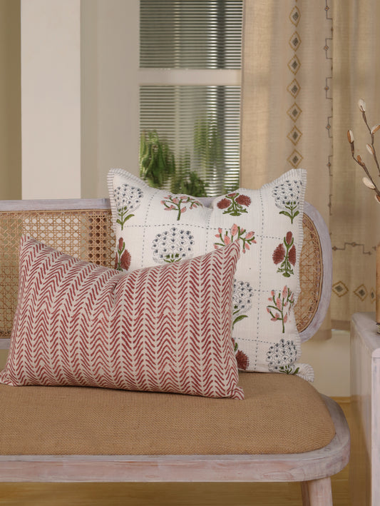 Hand Block Printed Cushion Cover