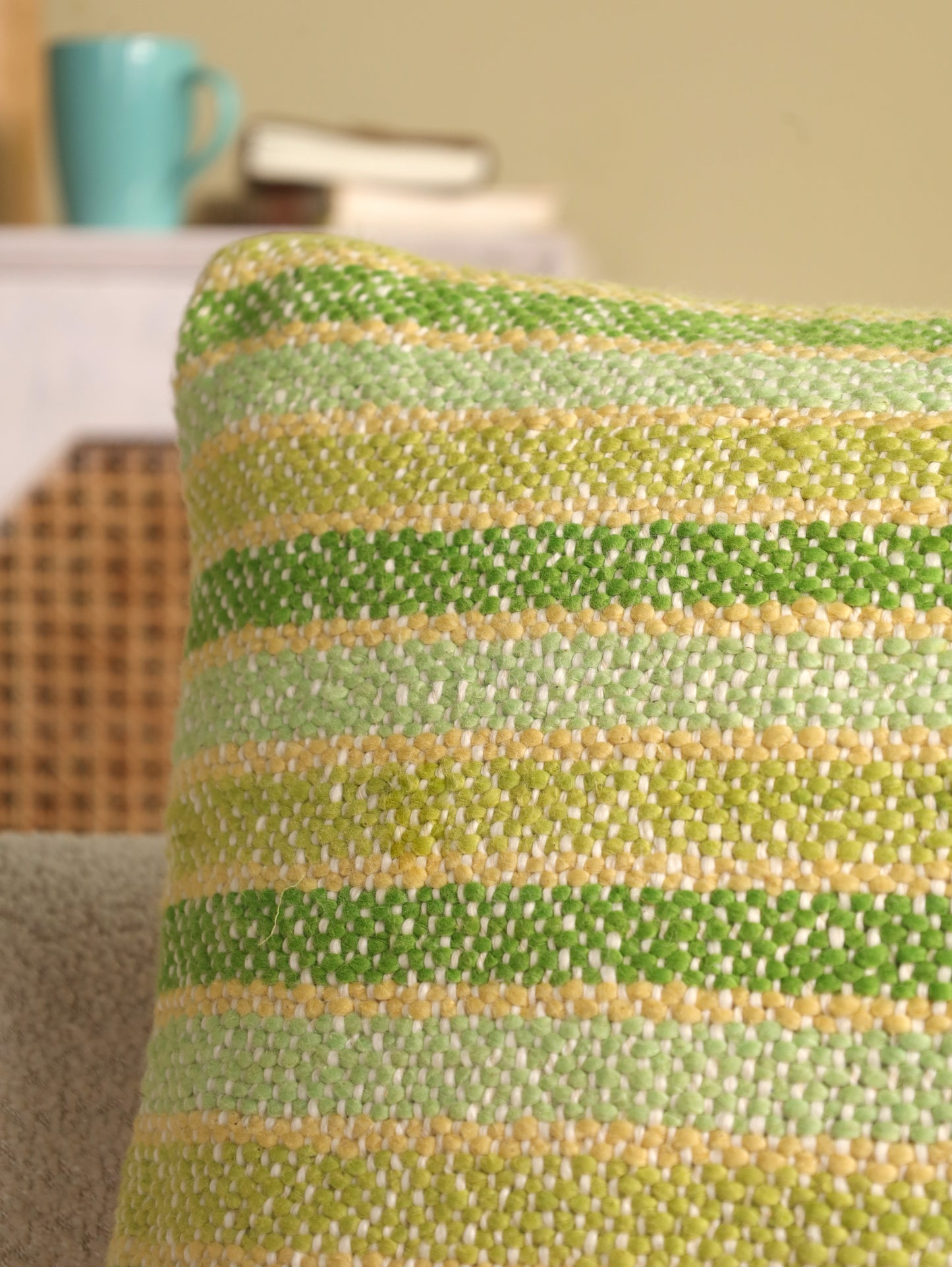 Striped Handwoven Cushion cover