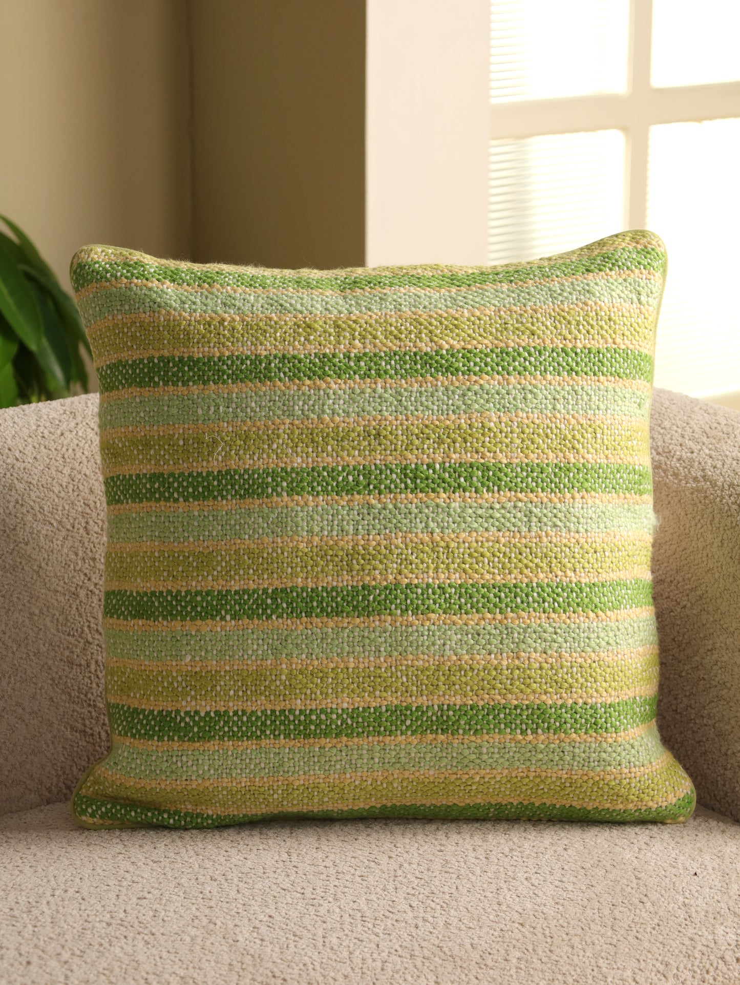Striped Handwoven Cushion cover
