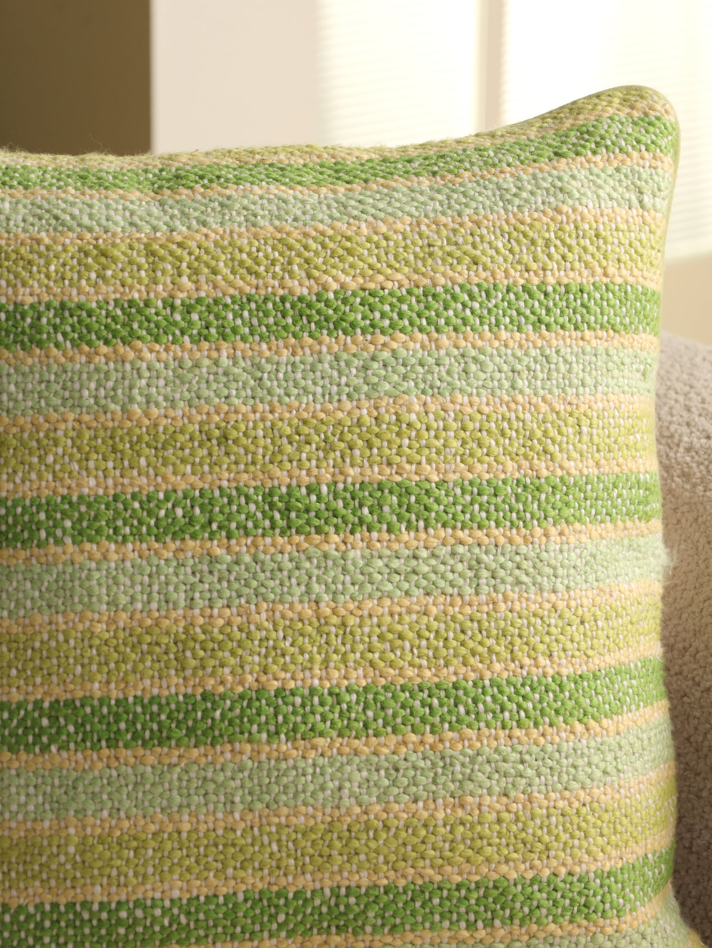 Striped Handwoven Cushion cover